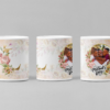 Ceramic Coffee Mug - 11oz - Mothers Day Floral Monogram